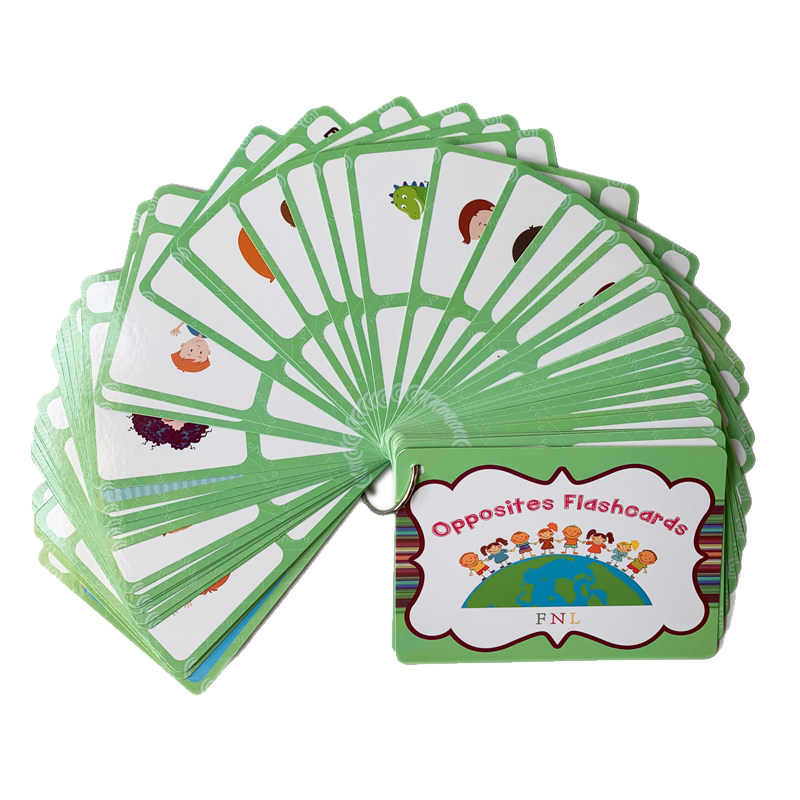 Game Educational For Kids Free - The 100 Groups Opposites Flashcards English