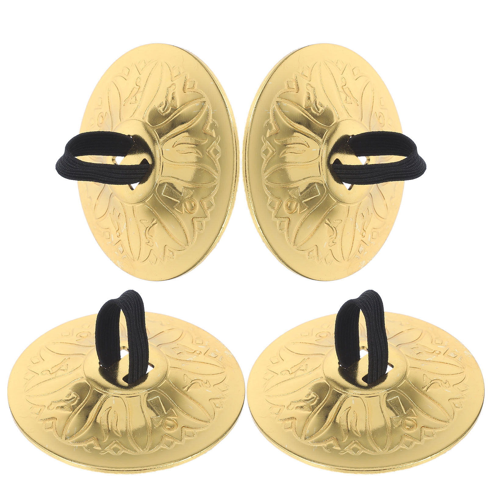 Kids Education Music - 2Pairs Copper Cymbals for Kids Finger