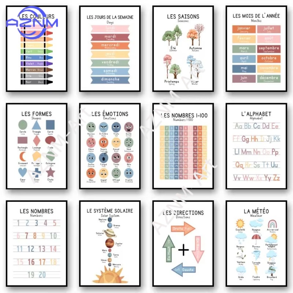 1Pc Bilingual French Education - đánh giá và giá Kids Education System