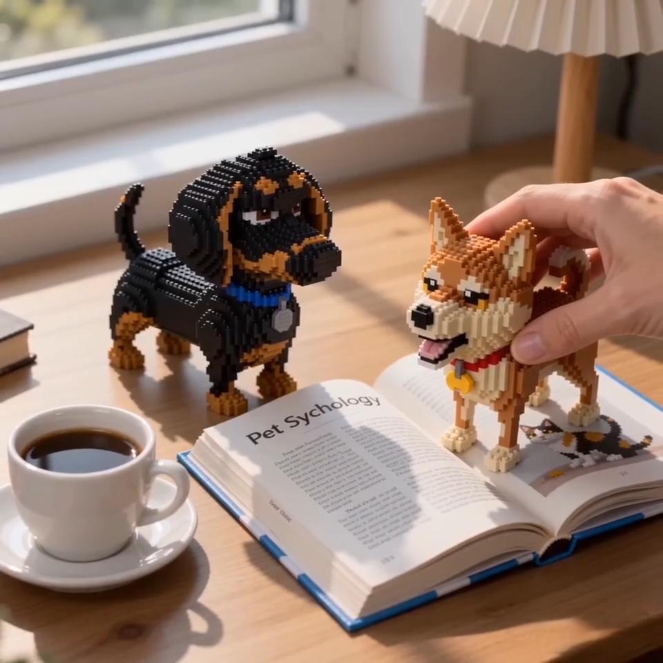 KNEW BUILT Shiba Inu Dogs Mode - đánh giá và giá Kids Education Recreation