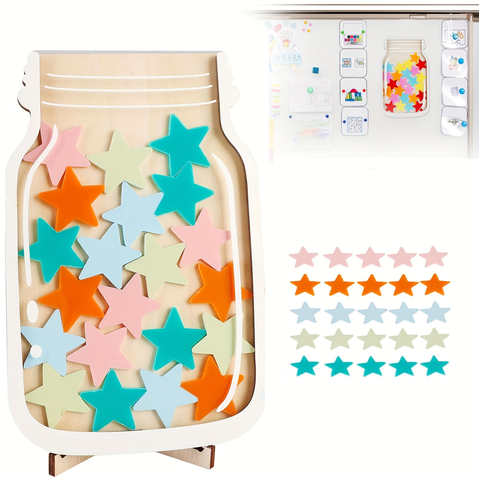 Magnetic Star Reward Jar, Clas - đánh giá và giá Kids Education System