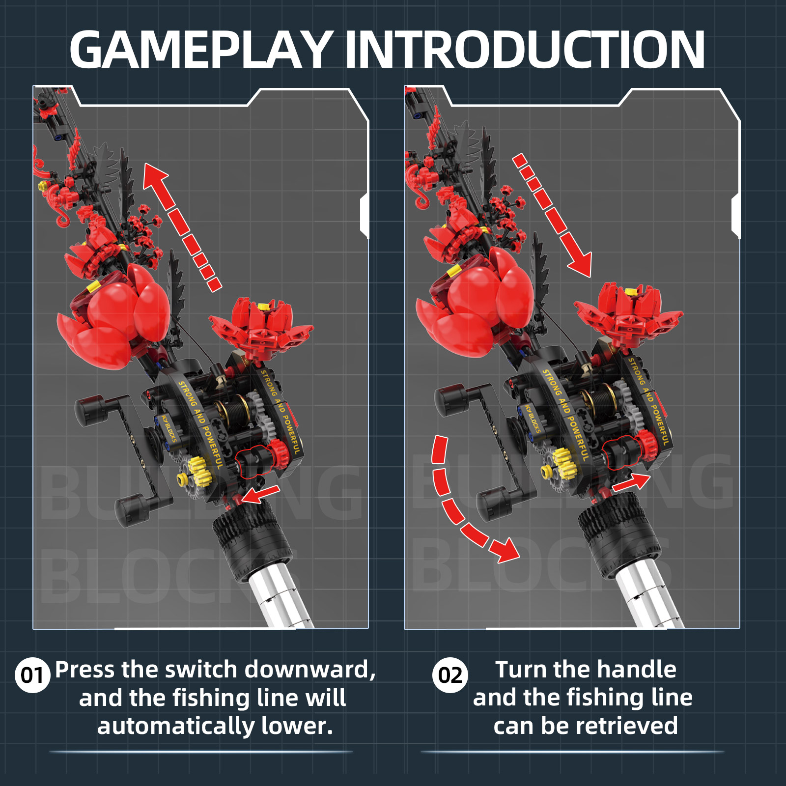 MOC Simulated Gear Reel Rose F - đánh giá và giá Kids Education Reels
