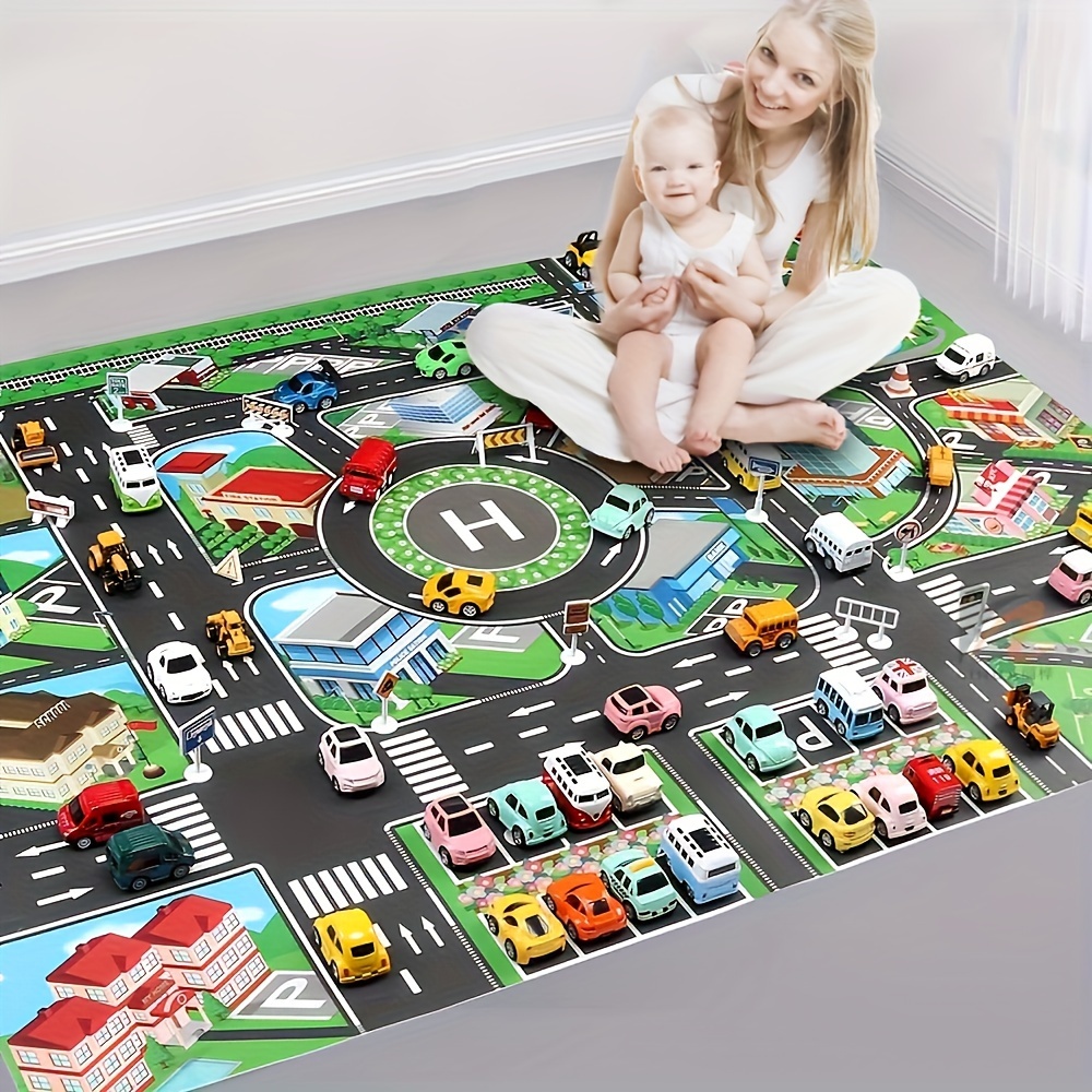 1pc, City Traffic Play Mat, La - đánh giá và giá Game Educational For Kids Free