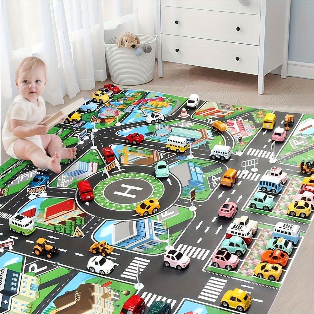 1pc, City Traffic Play Mat, La - đánh giá và giá Game Educational For Kids Free