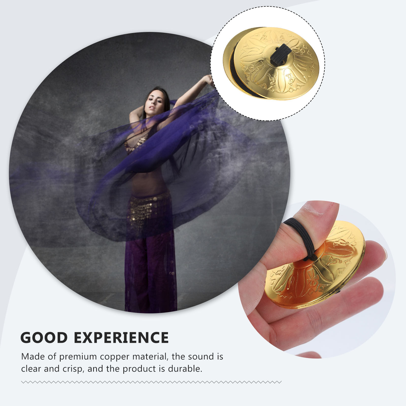 2Pairs Copper Cymbals for Kids - đánh giá và giá Kids Education Music