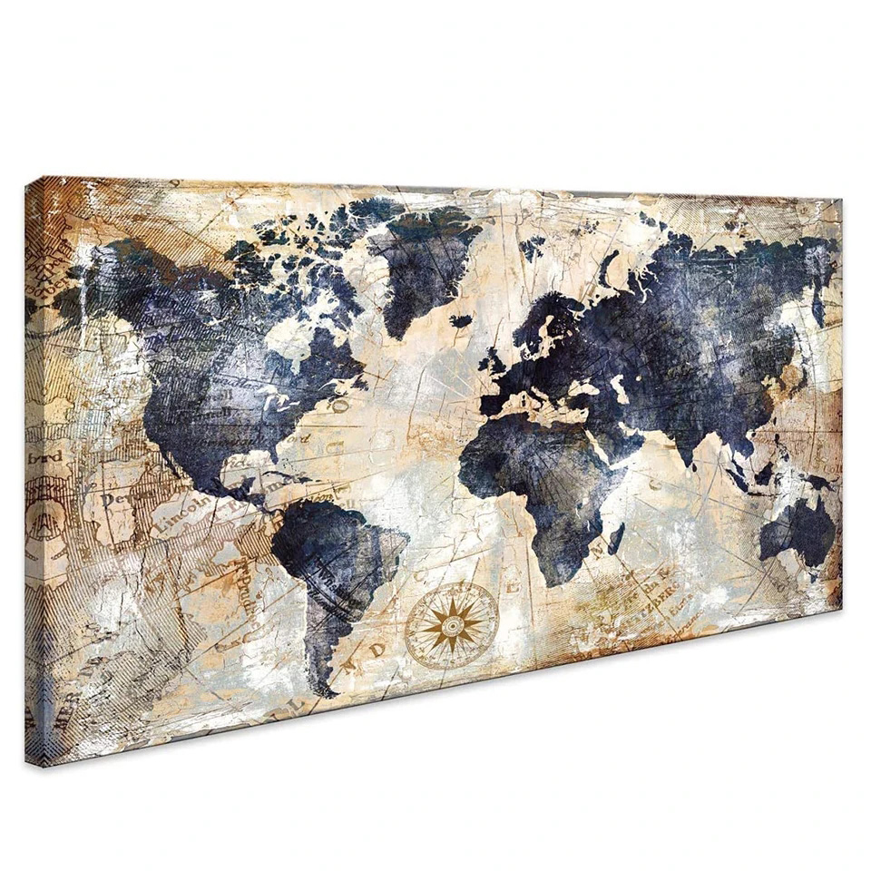 5D Diy Diamond painting World  - đánh giá và giá Puzzle Map World