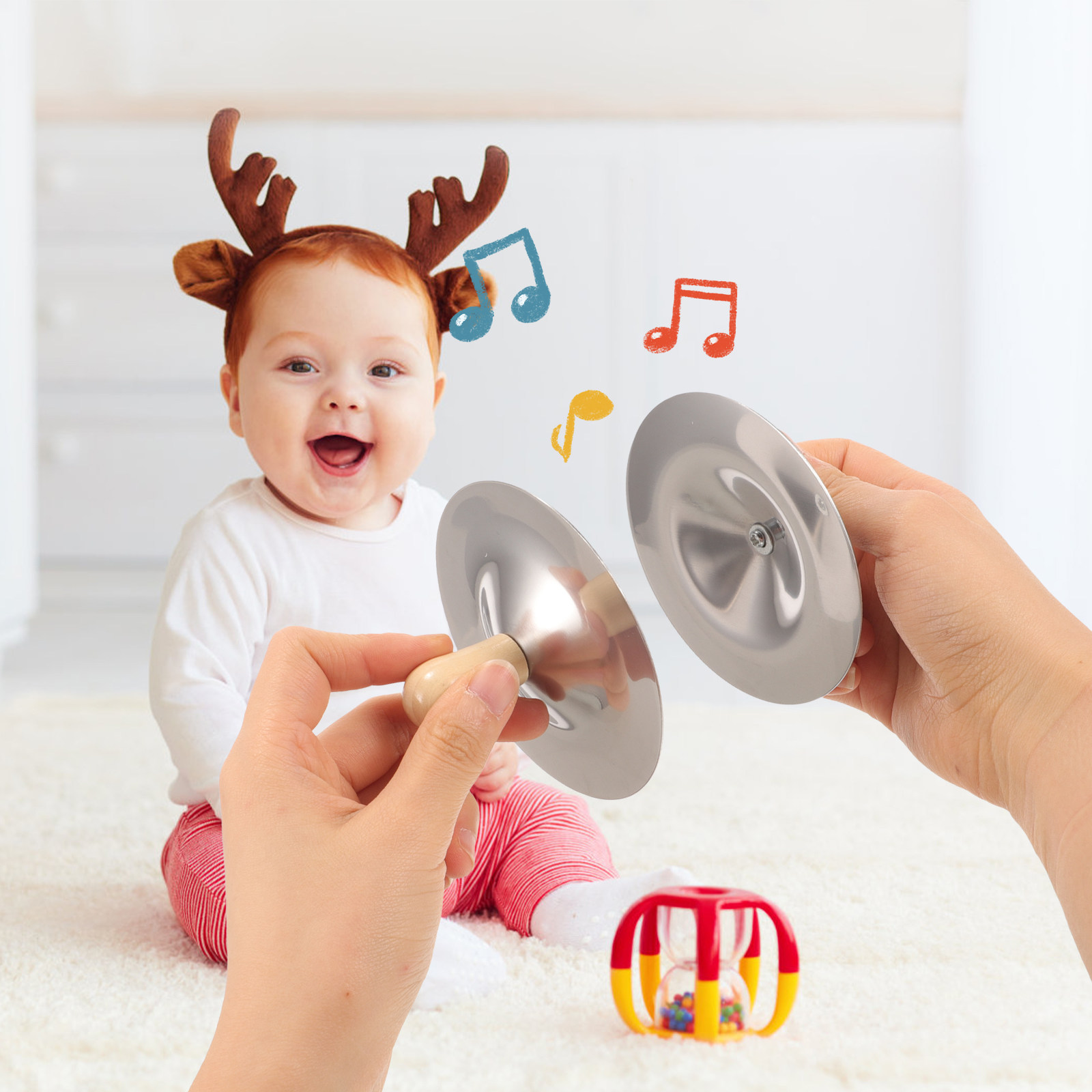 2Pcs Small Finger Cymbals Kids - đánh giá và giá Kids Education Music